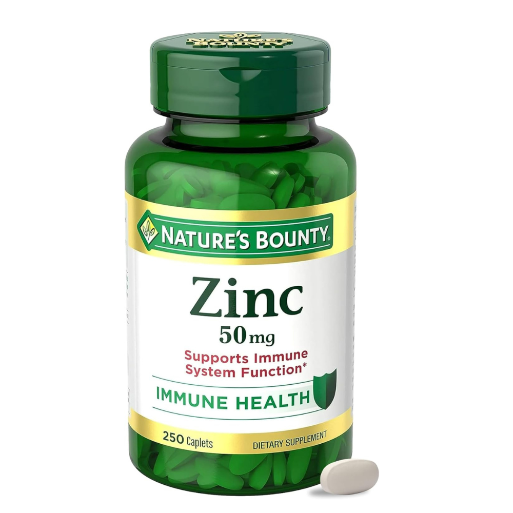 Untitled-design-2026-04-30T103537.148.png Nature’s Bounty Zinc 50mg, Immune Support & Antioxidant Supplement - Image 1